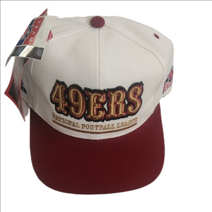 Pro Player Vintage SF 49ers White & Red Cap